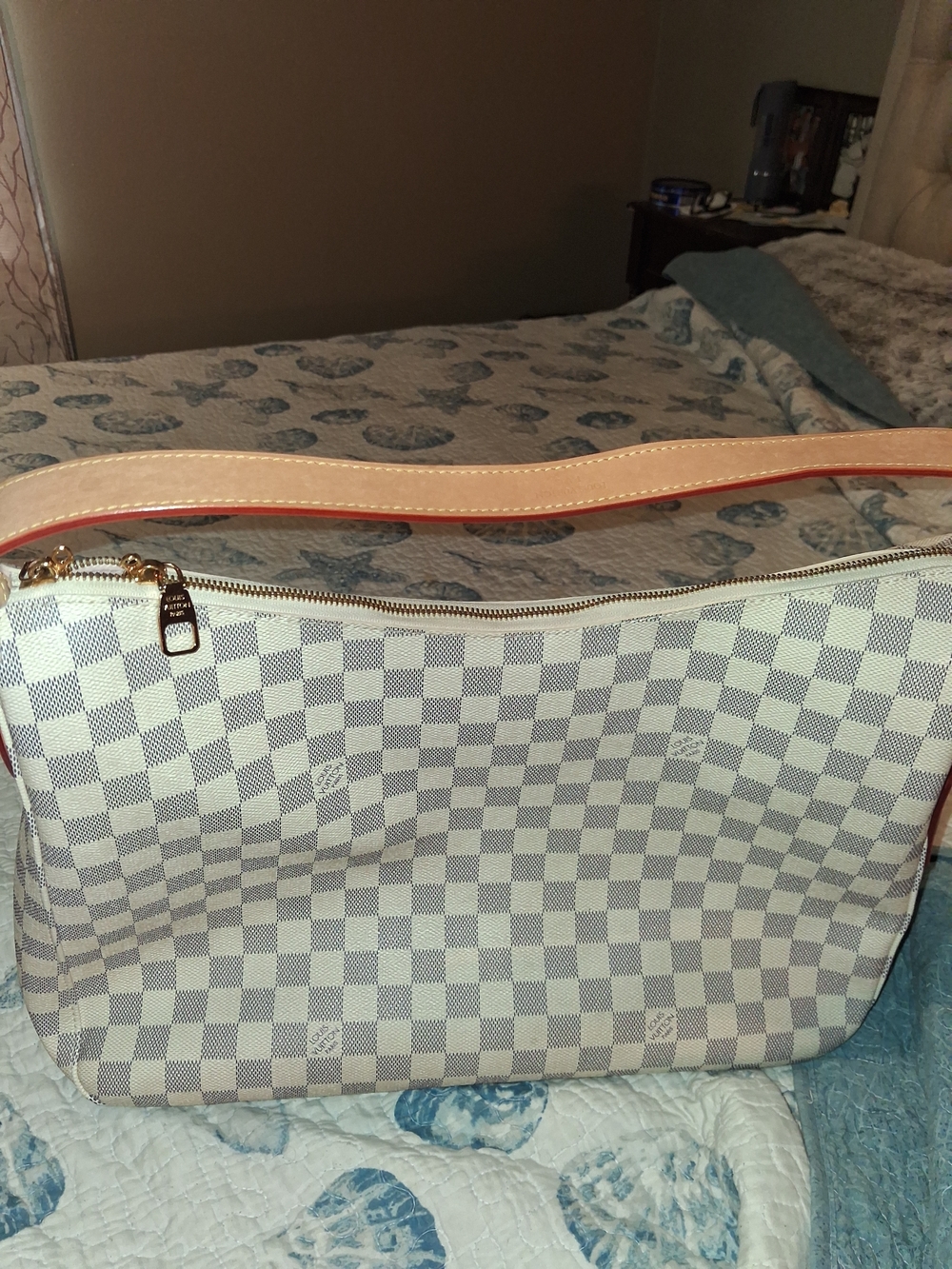 Louis Vuitton Sloushy Damier Azur MM